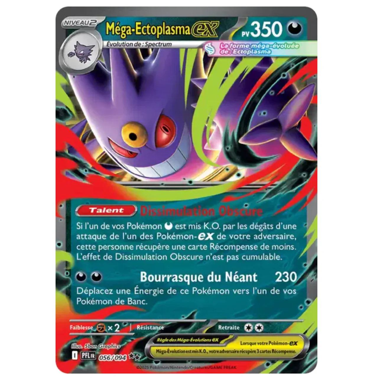 Méga-Ectoplasma Ex - 056/094 - Flammes Fantasmagoriques - (ME02) - Français