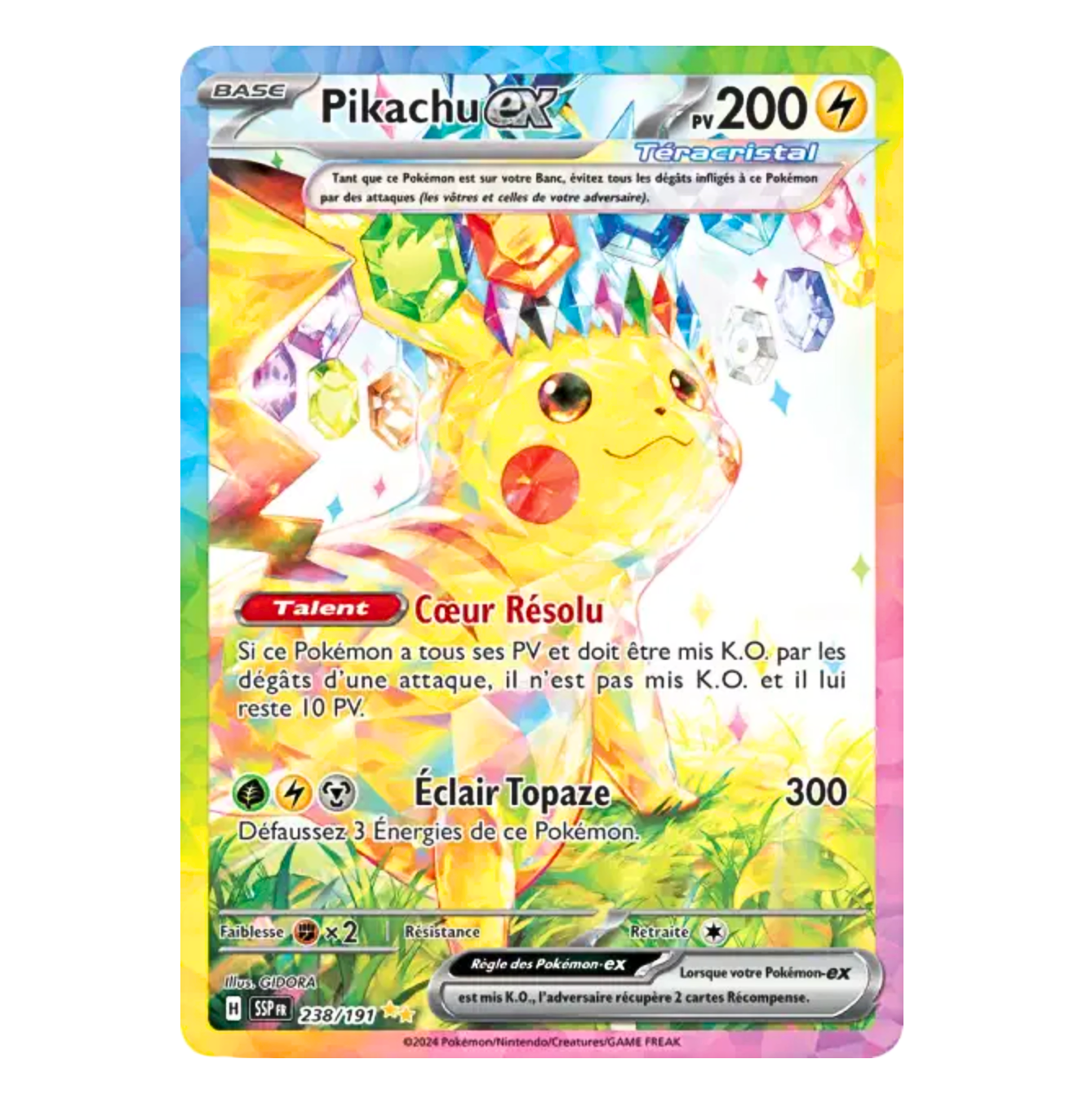 Art Set Booster - Étincelles Déferlantes - (EV08) - Neuf/Scellé - Français