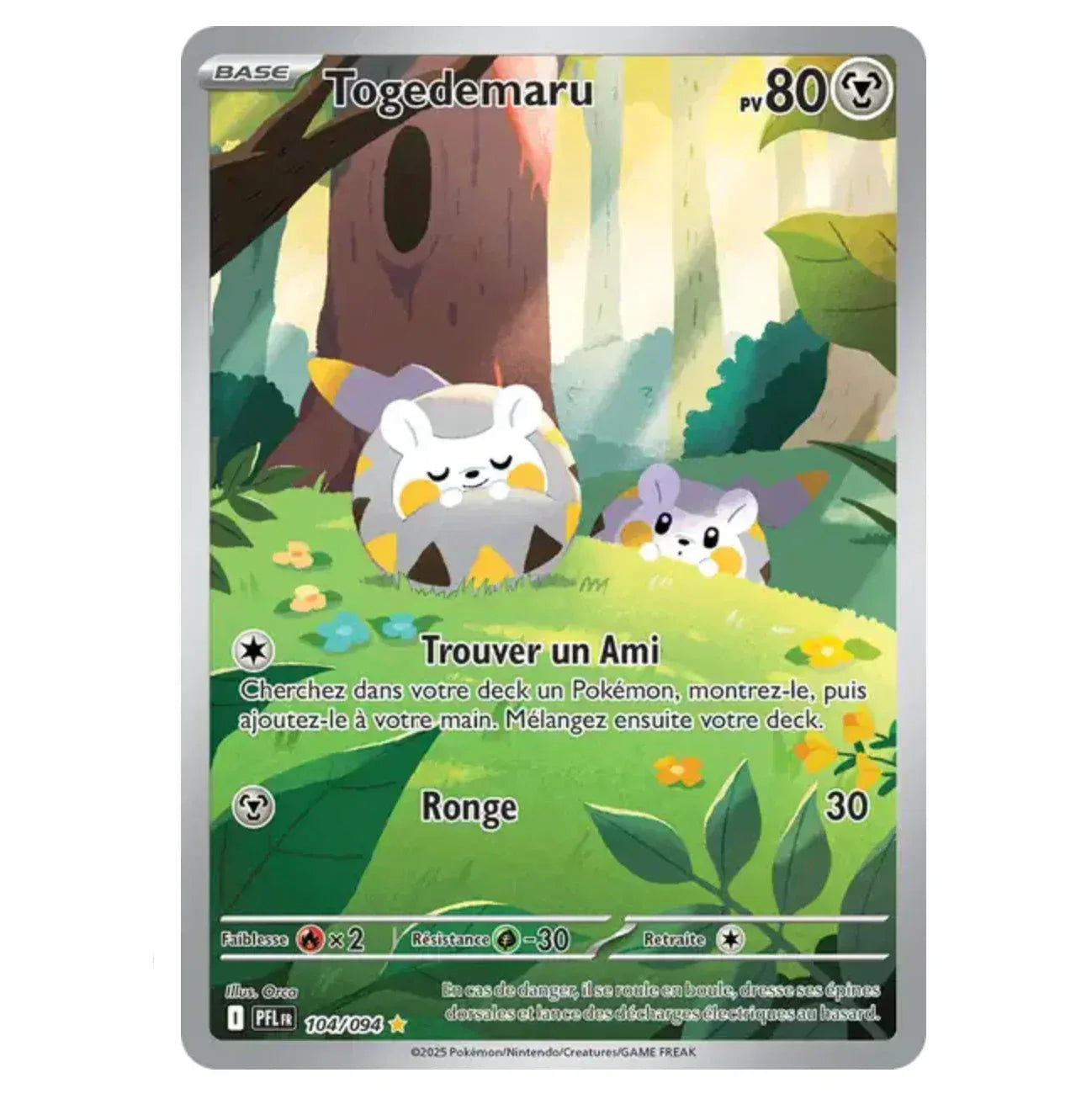 Togedemaru - 104/094 - Flammes Fantasmagoriques - (ME02) - Français